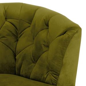 Küchensofa Burdett Olivgrün - Breite: 210 cm - Buche Hell