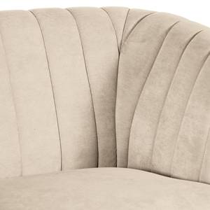 Küchensofa Ekenas Matt Sand - Breite: 200 cm - Schwarz