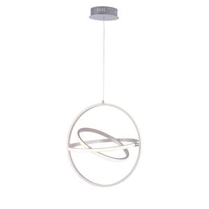 LED-Pendelleuchte Jella Polycarbonat / Aluminium - 3-flammig