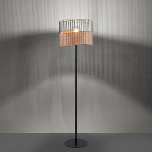 Staande lamp Reed rotan/ijzer - 1 lichtbron