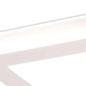 LED-Deckenleuchte Oblio Polyacryl / Aluminium - 2-flammig - Weiß - Breite: 35 cm