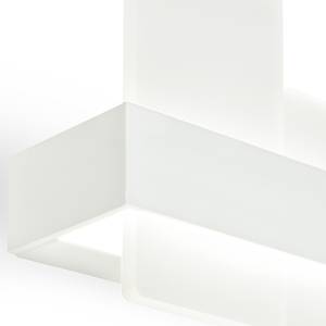 LED-Wandleuchte Bunny Polyacryl / Aluminium - 1-flammig - Weiß - Breite: 23 cm