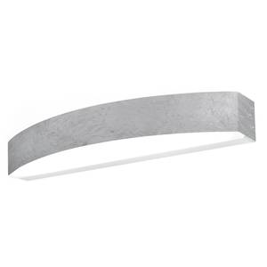 LED-Wandleuchte Band Polyacryl / Aluminium - 1-flammig - Silber - Breite: 37 cm