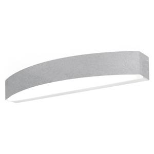 LED-Wandleuchte Band Polyacryl / Aluminium - 1-flammig - Grau - Breite: 50 cm