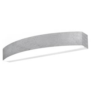 LED-Wandleuchte Band Polyacryl / Aluminium - 1-flammig - Silber - Breite: 50 cm