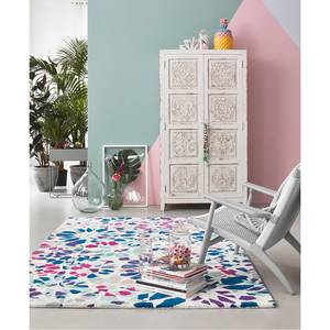 Tapis en laine Kaleidoscopes I Laine vierge - Multicolore - 80 x 150 cm