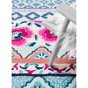 Tapis en laine Poppy I Laine vierge - Multicolore - 80 x 150 cm