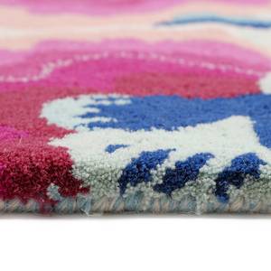 Tapis en laine Poppy I Laine vierge - Multicolore - 80 x 150 cm