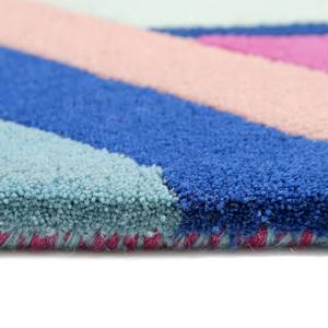 Tapis en laine Linear I Laine vierge - Multicolore - 80 x 150 cm