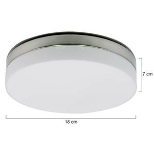 Plafondlamp Crouch transparant glas/ijzer - 1 lichtbron