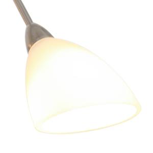LED-Tischleuchte Tarda II Milchglas / Eisen - 3-flammig