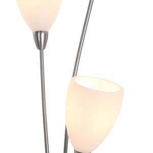 LED-Tischleuchte Tarda II Milchglas / Eisen - 3-flammig