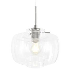 Hanglamp Glass Light III transparant glas/ijzer - 3 lichtbronnen