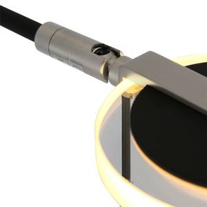 LED-Stehleuchte Turound II Klarglas / Eisen - 2-flammig