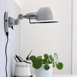 Wandlamp Mexlite IV aluminium - 1 lichtbron