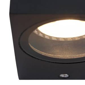 LED-Wandleuchte Brillion II Klarglas / Eisen - 1-flammig