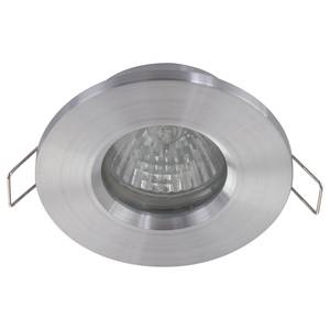 Inbouwlamp Pélite III melkglas/ijzer - 1 lichtbron - Zilver