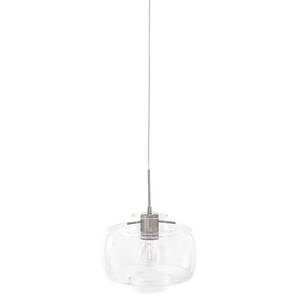 Suspension Glass Light I Verre transparent / Fer - 1 ampoule - Translucide