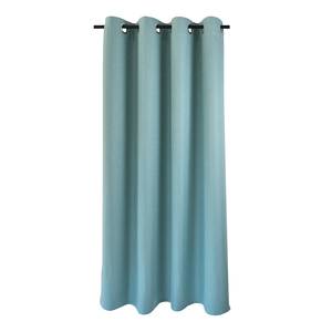 Gordijn Dimout I polyester - Turquoise - 140 x 175 cm