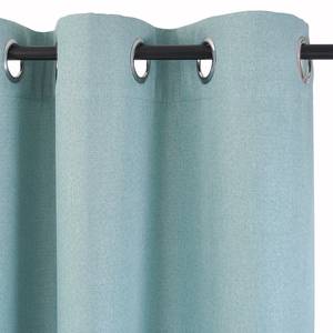 Rideau à œillets Dimout I Polyester - Turquoise - 140 x 225 cm