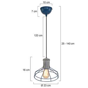 Plafondlamp Alvera ijzer - 4 lichtbronnen
