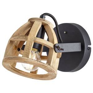 Wandlamp Matrix Wood ijzer - 1 lichtbron