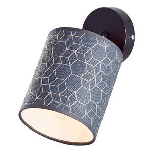 Wandlamp Galance II textielmix/roestvrij staal - 1 lichtbron