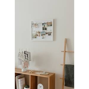 Cadre photo Clothesline Blanc - Bois manufacturé - 52 x 4 x 44 cm