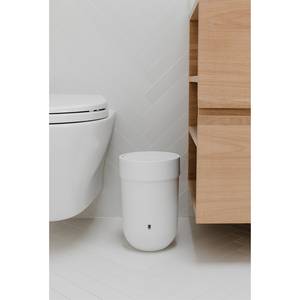 Poubelle salle de bain Touch Polypropylène / Thermoplastique - Blanc