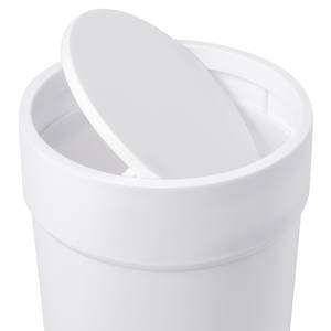 Poubelle salle de bain Touch Polypropylène / Thermoplastique - Blanc