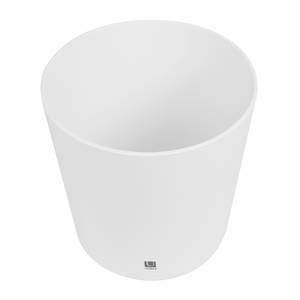 Poubelle salle de bain Corsa Blanc - Matière plastique - Hauteur : 26 cm