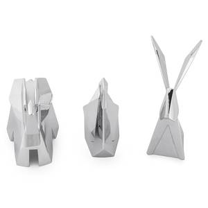 Portes bague Origami (lot de 3) Zinc - Argenté