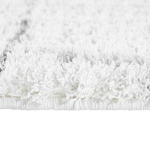 Hoogpolig vloerkleed Pula II polyester - Silver White - 80 x 150 cm