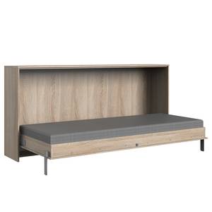 Opklapbed Juist I Grof gezaagd eikenhouten look - 90 x 200cm