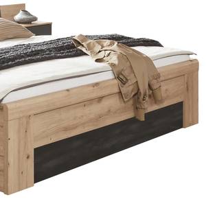 Bedframe Bristol (3-delig) Bruin - Plaatmateriaal - Kunstleer - 289 x 92 x 228 cm