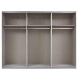 Armoire portes coulissantes Boston-Extra Gris - Largeur : 271 cm