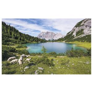 Fotobehang Paradise Lake vlies - meerdere kleuren