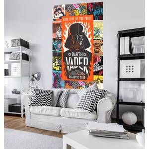 Papier peint Star Wars Rock On Posters Intissé - Multicolore