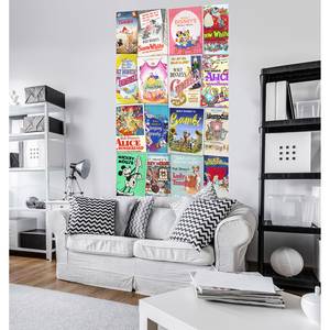 Papier peint Disney Posters Retro Girls Intissé - Multicolore