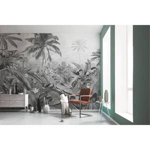 Fotobehang Amazonia Black & White vlies - zwart/wit/grijs - Breedte: 400 cm