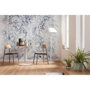 Fotobehang Vertical Garden vlies - grijs/blauw