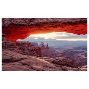 Vlies Fototapete Mesa Arch Vlies - Braun / Rot