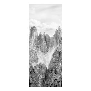 Fotobehang Peaks Panel vlies - grijs