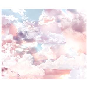 Fotobehang Clouds vlies - roze - Roze - Breedte: 300 cm