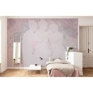 Fotobehang Nymphs vlies - roze/wit/blauw