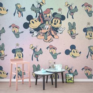 Papier peint intissé Mickey Fab5 Intissé - Multicolore