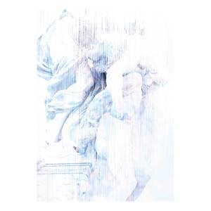 Papier peint intissé Dreaming of Roma Intissé - Bleu / Blanc