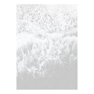 Fotobehang Ocean Surface vlies - wit/grijs
