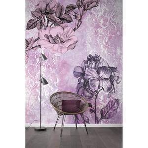 Papier peint intissé Baroque Pink Intissé - Multicolore