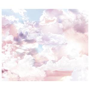 Papier peint intissé Clouds Intissé - Multicolore - Multicolore - Largeur : 300 cm